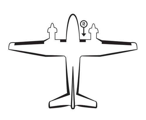 GOODRICH P25S7D5041-10 Raytheon Beechcraft 300 & 350 RH Inboard Wing De-Ice Boot