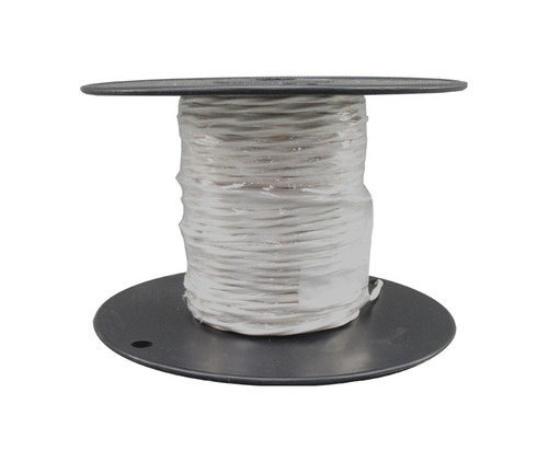 Military Specification M27500/20SD2U23 White Jacket 20 AWG 2 Conductor Cable - 280-Foot Length
