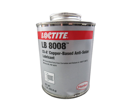 Henkel 39643 LOCTITE® LB 8008™ C5-A® Copper Based Anti-Seize Lubricant - 453.6 Gram (1 lb) Brush Top Can