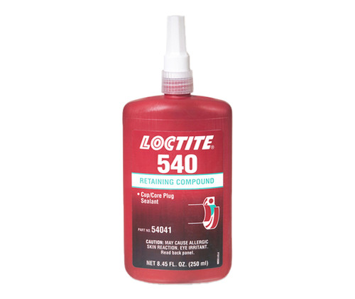Henkel 54041 LOCTITE® 540™ Blue Retaining Compound - 250 mL (8.45 oz) Bottle - 10/Case