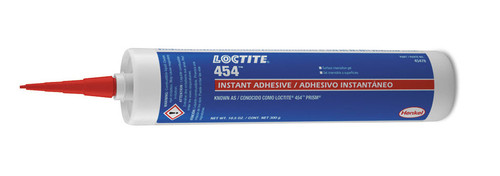 Henkel 45478 LOCTITE® 454™ PRISM® Clear Instant Adhesive Gel - 300 Gram (10.5 oz) Cartridge