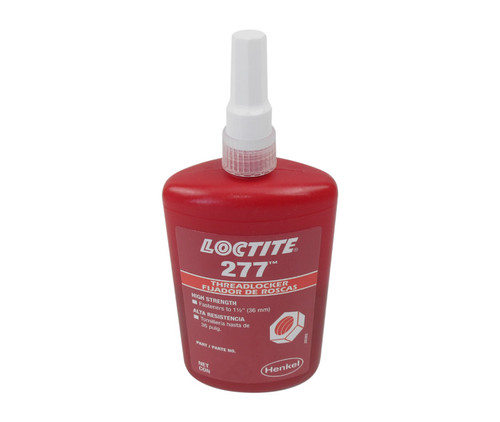 Henkel 27741 LOCTITE® 277™ Red High Strength High Viscosity Threadlocking Adhesive - 250 mL (8.45 oz) Bottle