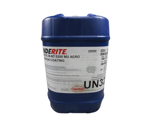 Henkel 594142 BONDERITE® M-NT 5200 MU AERO Orange Chromium Free Conversion Coating - 18.9 Liter (5 Gallon) Pail
