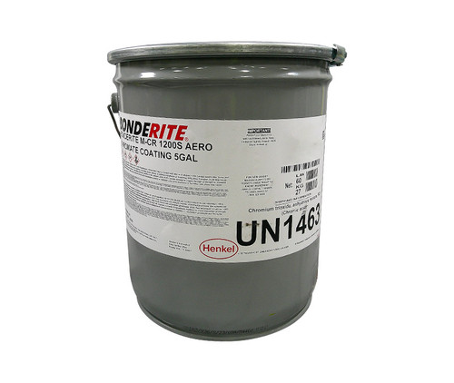 Henkel BONDERITE® M-CR 1200S AERO Aluminum Powdered Chemical Protective Coating - 5 Gallon Open Head Pail with Lid