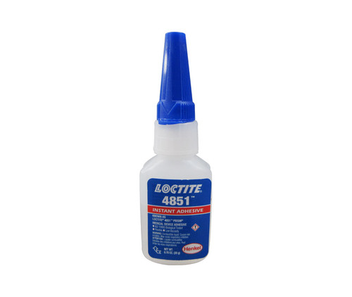 Henkel 37732 LOCTITE® 4851™ PRISM® Instant Adhesive - 20 Gram (.70 oz) Bottle - 10/Case