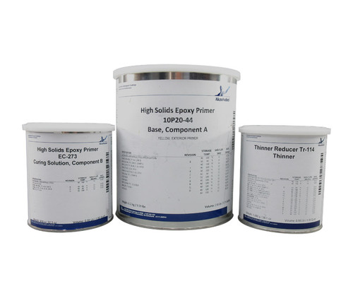 AkzoNobel 10P20-44/EC-273/TR-114 Yellow High-Solids Epoxy Primer - 1.25 Gallon Kit