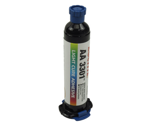 Henkel 19734 LOCTITE® AA 3301™ Transparent Light-Cure Acrylic Adhesive - 25 mL (0.85 oz) Syringe