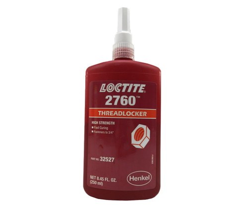 Henkel 32527 LOCTITE® 2760™ Red High-Strength Primerless Threadlocker - 250 mL (8.45 oz) Bottle