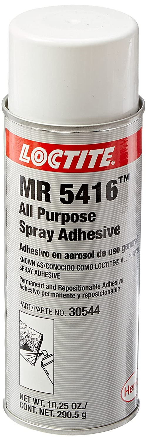 Henkel 30544 LOCTITE® MR 5416™ Milky White All-Purpose Spray Adhesive - 290.5 Gram (10.5 oz) Aerosol Can
