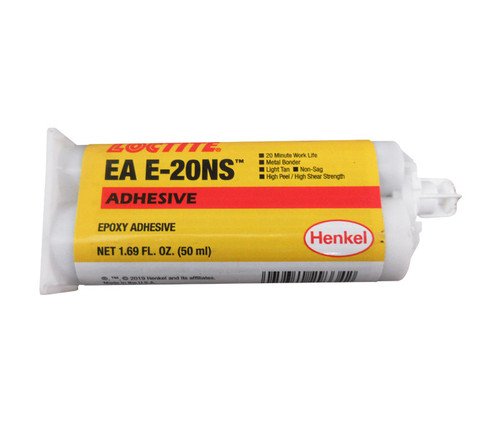 Henkel 29334 LOCTITE® EA E-20NS™ HYSOL® Epoxy Structural Adhesive - 50 mL (1.69 oz) Standard Cartridge