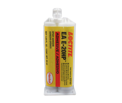 Henkel 29314 LOCTITE® EA E-20HP™ HYSOL® Off-White Industrial Grade Epoxy Adhesive - 50 mL (1.69 oz) Dual Cartridge - 10/Case