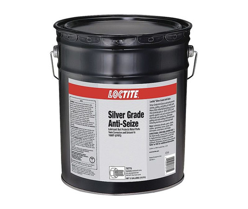 Henkel 76775 LOCTITE® LB 8150™ Silver Grade Anti-Seize Paste - 18.9 Liter (5 Gallon) Open Head Pail with Lid