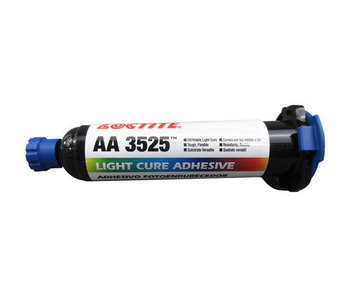 Henkel 30220 LOCTITE® AA 3525™ Clear Light-Cured Acrylic Adhesive - 25 mL (0.85 oz) Syringe