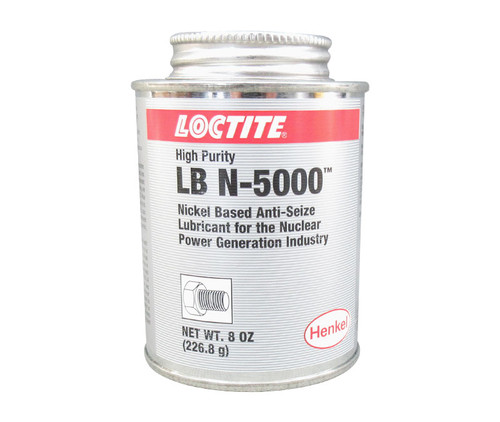 Henkel 51243 LOCTITE® LB N-5000™ Nickel-Based Anti-Seize Lubricant Paste - 226.8 Gram (8 oz) Brush Top Bottle