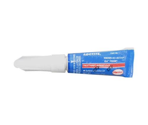 Henkel 45404 LOCTITE® 454™ PRISM® Clear Instant Adhesive Gel - 3 Gram (.10 oz) Tube