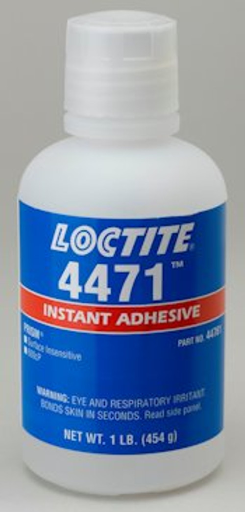 Henkel 44761 LOCTITE® 4471™ PRISM® Clear Instant Adhesive - 454 Gram (1 lb) Bottle
