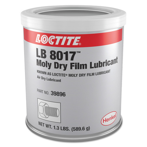 Henkel 39896 LOCTITE® LB 8017™ Gray Moly Dry Film Lubricant - 589.6 Gram (1.3 lb) Can