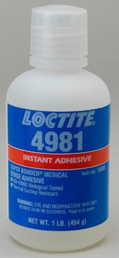 Henkel 18695 LOCTITE® 4981™ Clear Instant Adhesive - 454 Gram (1 lb) Bottle