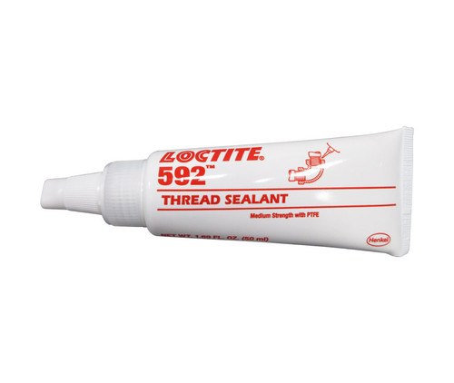 Henkel 59231 LOCTITE® 592™ PST® Off-White Pipe Thread Sealant - 50 mL (1.69 oz) Tube