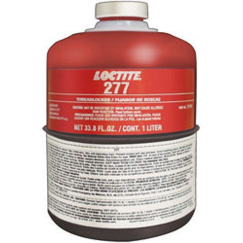 Henkel 27743 LOCTITE® 277™ Red High Strength High Viscosity Threadlocking Adhesive - Liter Bottle