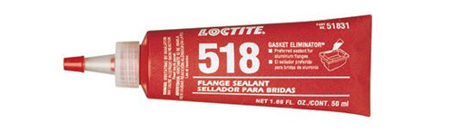 Henkel 51831 LOCTITE® 518™ Red Gasket Eliminator Flange Sealant - 50 mL (1.69 oz) Tube