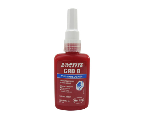 Henkel 08531 LOCTITE® Letter Grade B (085) Medium Strength Threadlocker - 50 mL (1.69 oz) Bottle