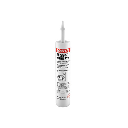 Henkel 59475 LOCTITE® SI 594™ White RTV Silicone Adhesive Sealant - 300 mL (10.15 oz) Cartridge