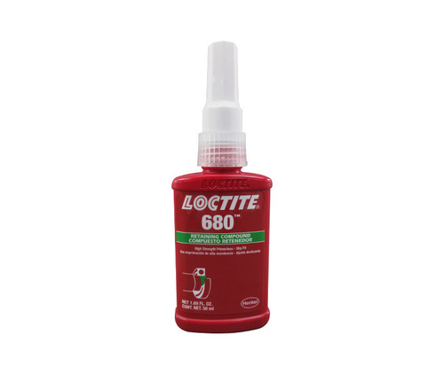 Henkel 68035 LOCTITE® 680™ Green High Strength-Viscosity Retaining Compound - 50 mL (1.69 oz) Bottle