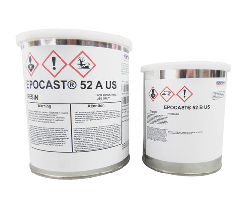 HUNTSMAN® EPOCAST® 52-A/B Amber Epoxy Laminating System - Quart Kit