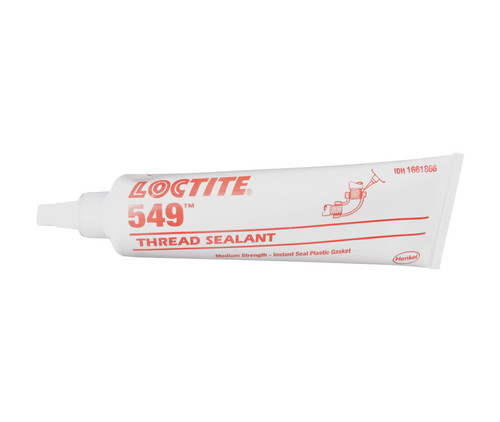 Henkel 54941 LOCTITE® 549™ Orange Medium-Strength Thread Sealant - 250 mL (8.45 oz) Tube
