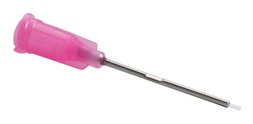 Henkel LOCTITE® 97231 Pink 12 Gauge 1-1/2" Long Flexible Helical Thread Dispense Needle - Pack of 50