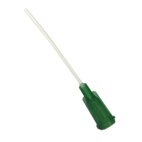 Henkel LOCTITE® 97230 Green 12 Gauge 1-1/2" Long Flexible Helical Thread Dispense Needle - Pack of 50