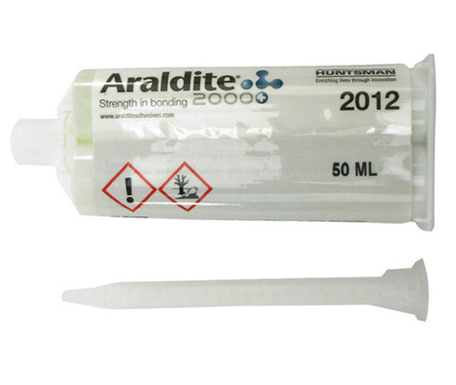 HUNTSMAN® ARALDITE® 2012 Two-Component Rapid Multi-Purpose Epoxy Adhesive - 50 mL Cartridge