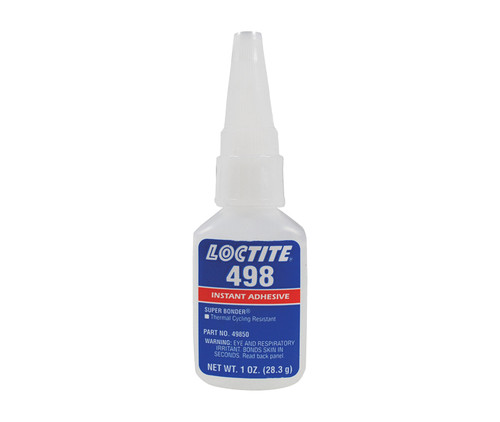 Henkel 49850 LOCTITE® 498™ SUPERBONDER® Instant Adhesive - 28.3 Gram (1 oz) Bottle