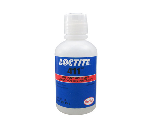 Henkel 41161 LOCTITE® 411™ PRISM® Water White Instant Adhesive - 454 Gram (1 lb) Bottle