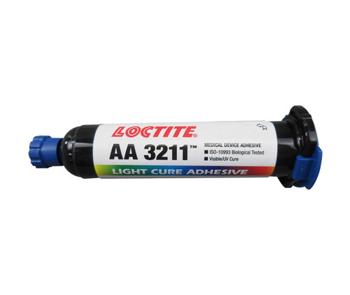 Henkel 19730 LOCTITE® AA 3211™ Transparent Light Cure Adhesive - 25 mL (0.85 oz) Syringe