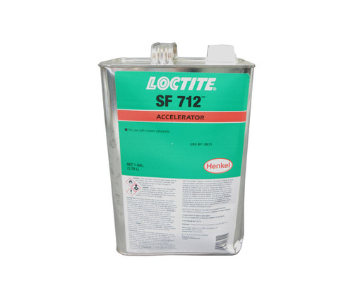 Henkel 18390 LOCTITE® SF 712™ TAK PAK® Transparent Adhesive Accelerator - 3.78 Liter (Gallon) Can
