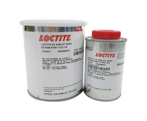 Henkel LOCTITE® AERO EA 9396 Henkel Standard Testing Low-Viscosity Wet Lay-Up Epoxy Adhesive - Quart Kit