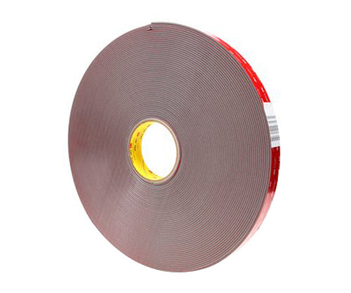 3M™ 021200-56083 VHB™ 4991 Gray 91 Mil Acrylic Foam Tape - 1" x 36 Yard Roll - 9/Case