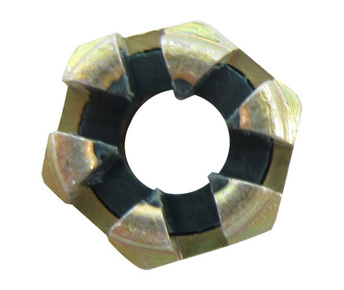 Military Standard MS17825-4 Steel Nut, Self-Locking, Slotted, Hexagon - 10/Pack