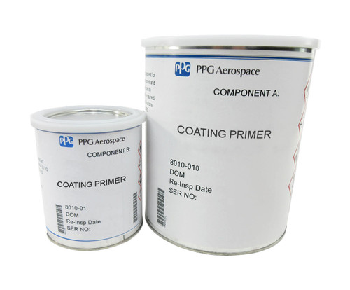 PPG® Aerospace Coatings Deft® 03-GY-297 FS#36622 Flat Gray MIL-PRF-85285E Type I, Class H Spec Topcoat - 2-Gallon Kit - 4/Case