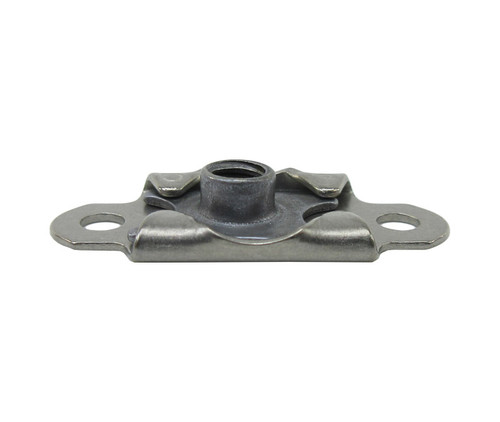 Military Standard MS21060L06 Steel Dry Film Coated Nut, Self-Locking, Plate - 10/Pack