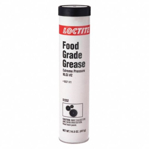Henkel 51252 LOCTITE® LB 8104™ Extreme Pressure NLGI#2 Food Grade Grease - 411 Gram (14.5 oz) Cartridge