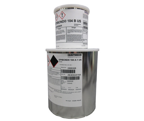 HUNTSMAN® EPIBOND® 104-1/B Off-White Non-Flow Paste Adhesive - Gallon Kit - 80 Each