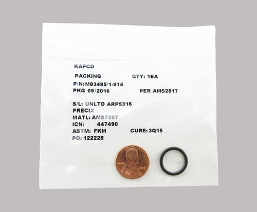 Military Specification M83485/1-014 O-Ring - 20/Pack