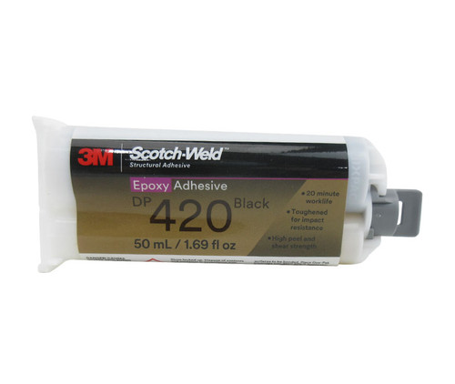 3M™ Scotch-Weld™ DP420 Black Epoxy Adhesive - 50 mL Cartridge