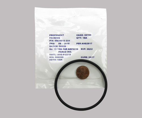 Military Standard MS29513-231 O-Ring - 25/Pack