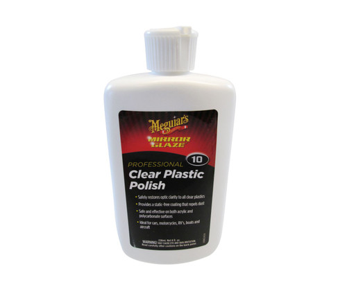 Meguiar's® M1008 Mirror Glaze® #10 Clear Plastic Polish - 8 oz Bottle - 7/Pack