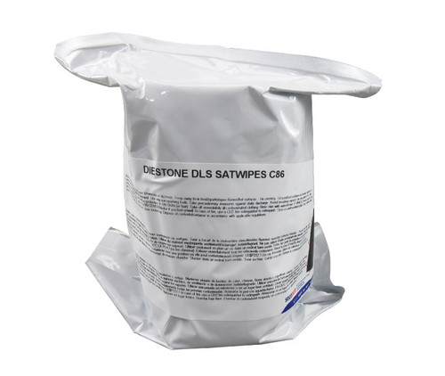 DIESTONE® DLS P28280-L004-12-1 Clear Multi-Purpose Cleaning Solvent - 100 SATWIPES® 6" x 9" Wipe/Roll - 12/Case