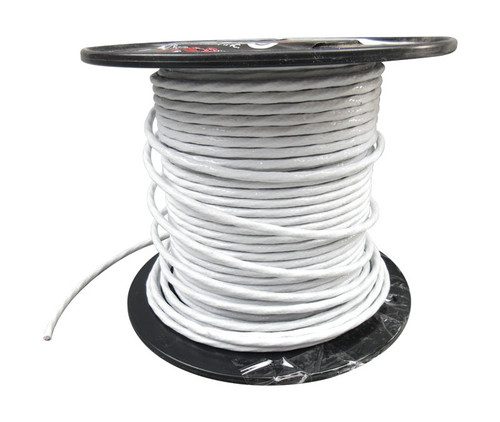 Military Specification M27500/22TE4T14 White Jacket 22 AWG 4 Conductor Shielded Cable - 100-Foot Length
